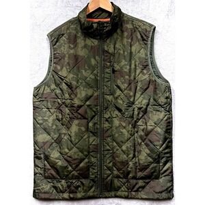 Urban Renewal Camo Vest Men's Size L/XL Green Upcycled Vintage Fabrics New